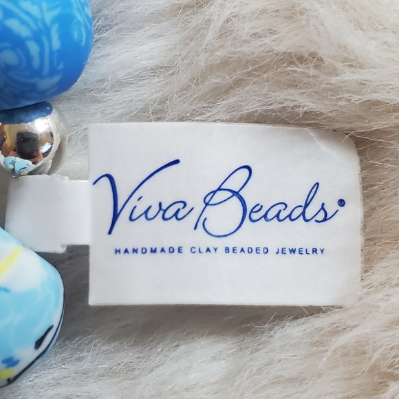 NWT Viva Beads Blue Brook Bracelet - Picture 3 of 9